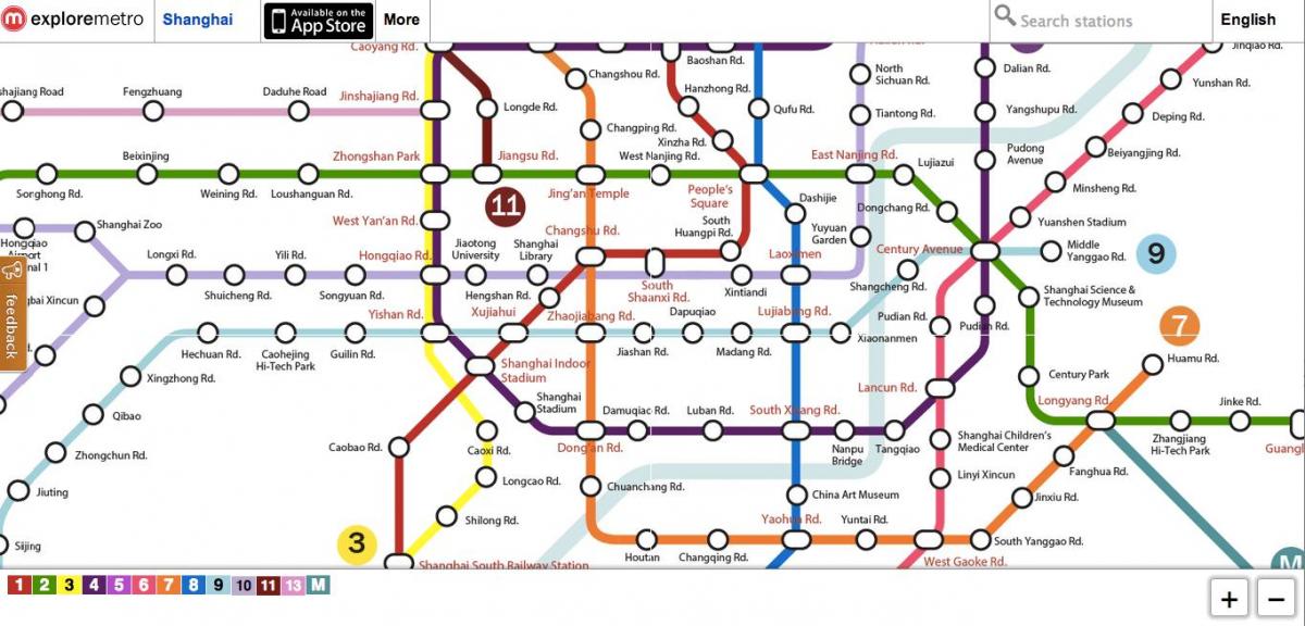 verkennen Beijing subway kaart