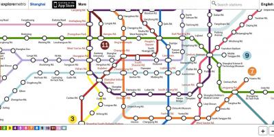 Verkennen Beijing subway kaart