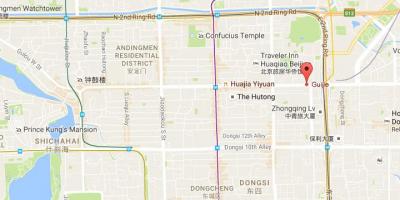 Kaart van ghost street Beijing