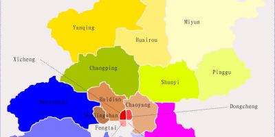 Peking-China kaart
